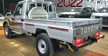 Just arrived  2022 Land Cruiser 70series pickup  with price 