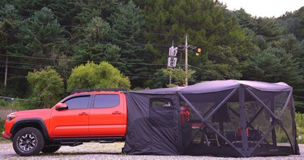 Are you happy? Seven-Star Camping Truck Docking  Toyota Tacoma  ASMR Cozy & relaxing sound